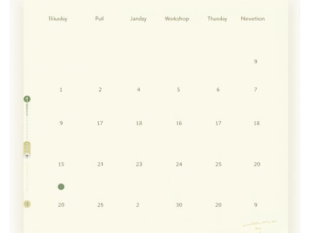 予約カレンダーのイメージ